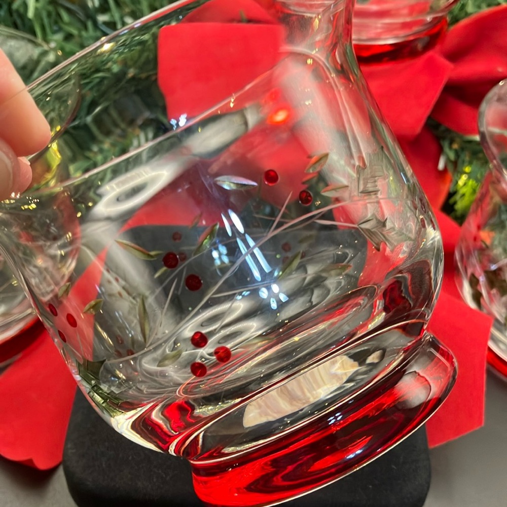Hand painted Glass Votive Holders - Picture 8 of 14